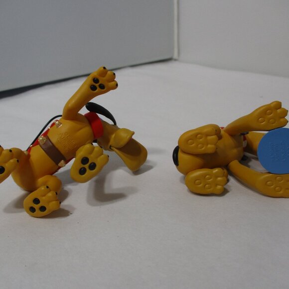 2 Disney Hallmark Keepsake Ornaments Pluto Dog in Box - Picture 6 of 6